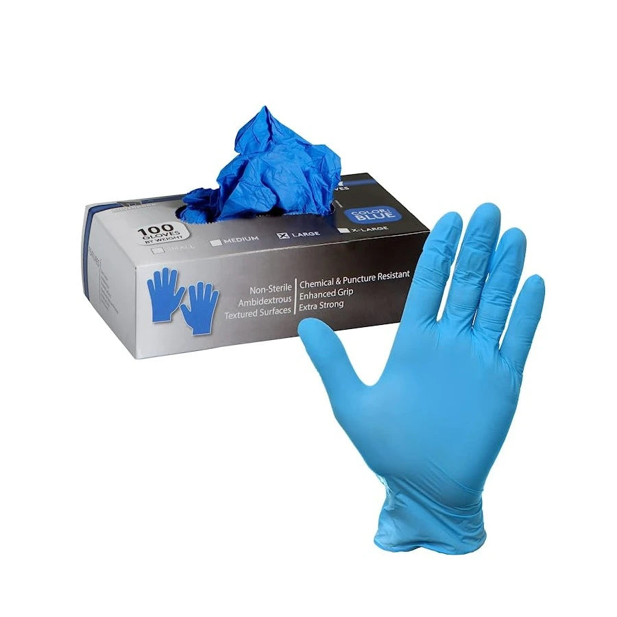 Blue Nitrile Gloves
